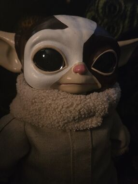 Hand Painted Gizmo/yoda Styled Doll